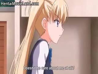 Ilkeä kimainen blondi iso boobed anime vauva osa 5