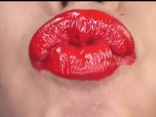 Testing lipstick's endurance, squeezes experiment